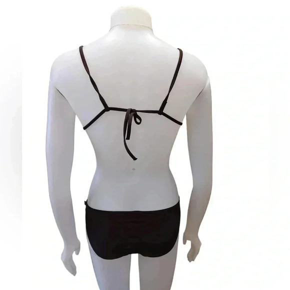 Seafolly Australia 2 Piece Brown Bikini  Size 10 - Picture 3 of 12